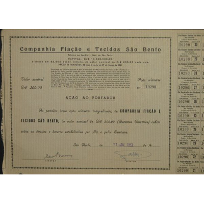 Companhia Fiação e Tecidos São Bento