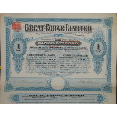 Great Cobar Ltd (1 Act)