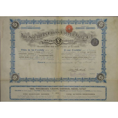 The Southern Cross Copper Mines Co Ltd (5 Act)