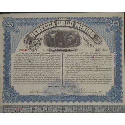 Rebecca Gold Mining of Colorado (25 Act)
