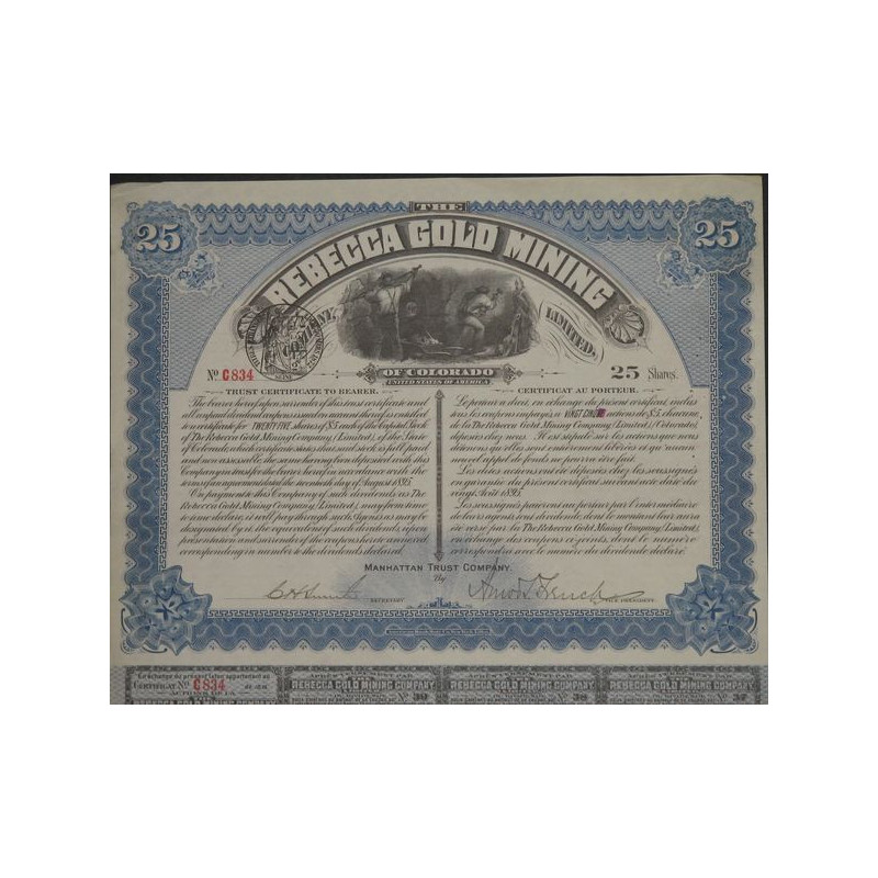 Rebecca Gold Mining of Colorado (25 Act)