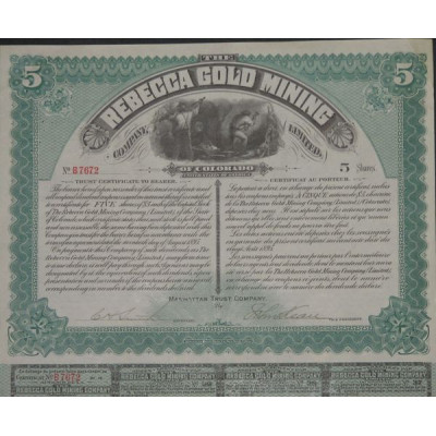 Rebecca Gold Mining of Colorado (5 Act)