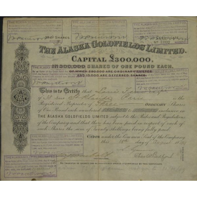 The Alaska Goldfields Ltd