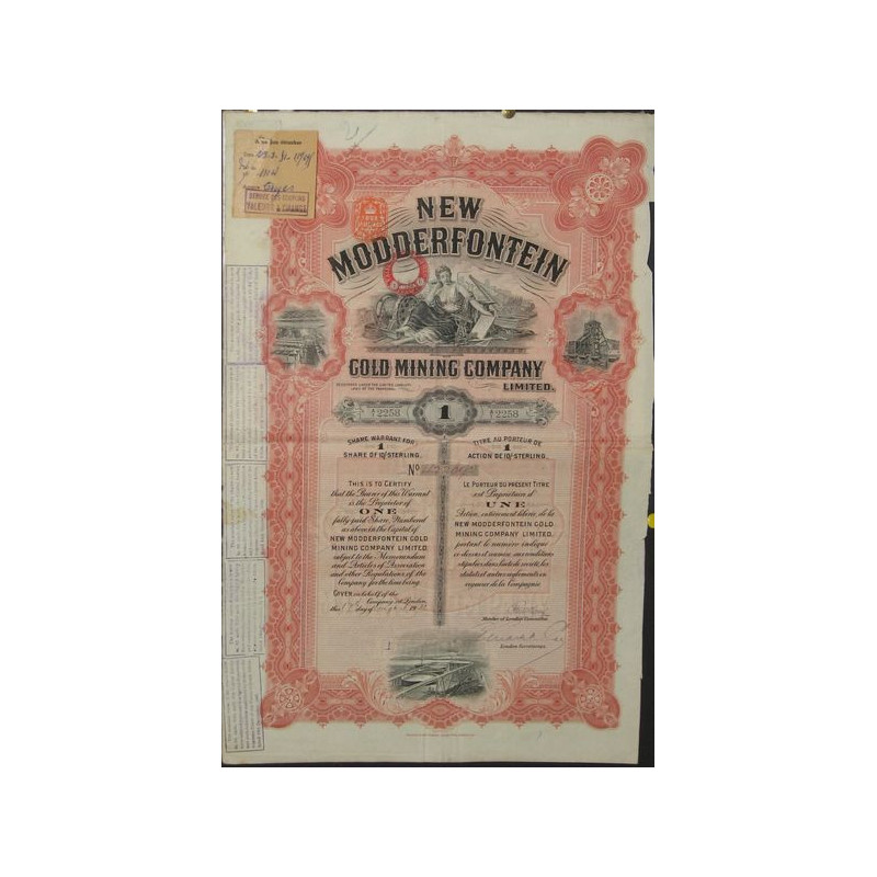 New Modderfontein Gold Mining Cy