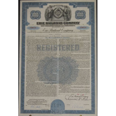 Erie Railroad Cy (1000 $)
