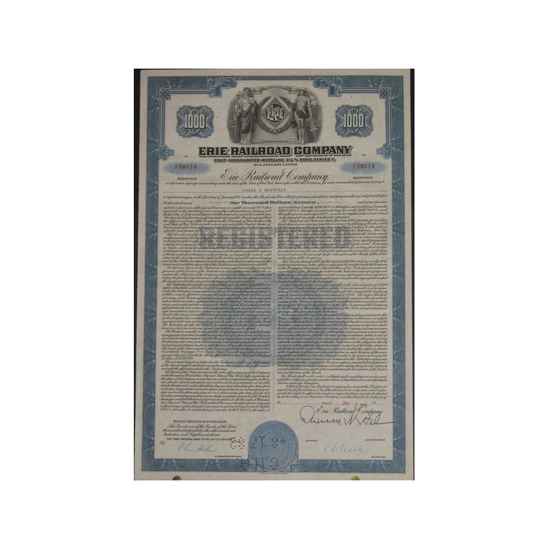 Erie Railroad Cy (1000 $)