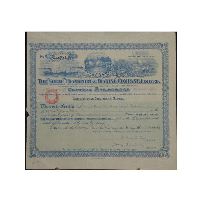 The "Shell" Transport and Trading Cy Ltd (Nomin 3)