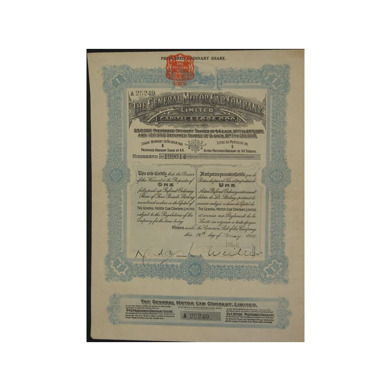 The General Motor Cab Cy Ltd (1 Act - Modèle 3)