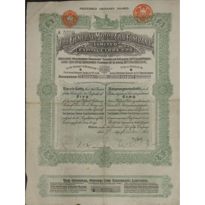 The General Motor Cab Cy Ltd (5 Act - Modèle 2)