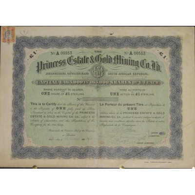 Princess Estate & Gold Mining Co Ld (1 Act)