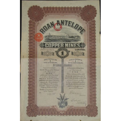 Roan Antelope Copper Mines (5 shillings)