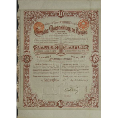 Cie Charbonnière de Pinkafö Ltd