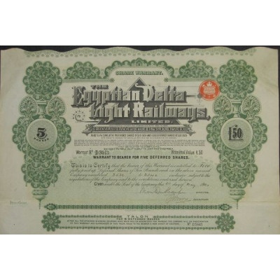 The Egyptian Delta Light Railways Ltd (5 Act)
