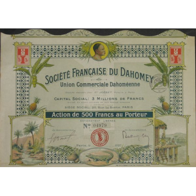 Sté Française du Dahomey (Union Commerciale Dahoméenne) (Act 250)