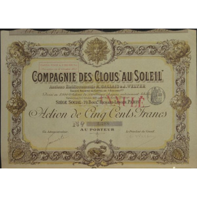 Cie des Clous "Au Soleil"