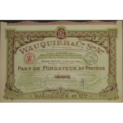 Wauquier & Cie S.A. (PF)