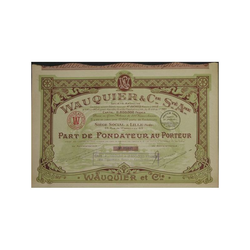 Wauquier & Cie S.A. (PF)