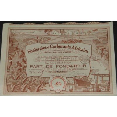 Sisaleraies et Carburants Africains (PF)