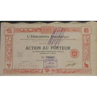 L'Alimentation Economique