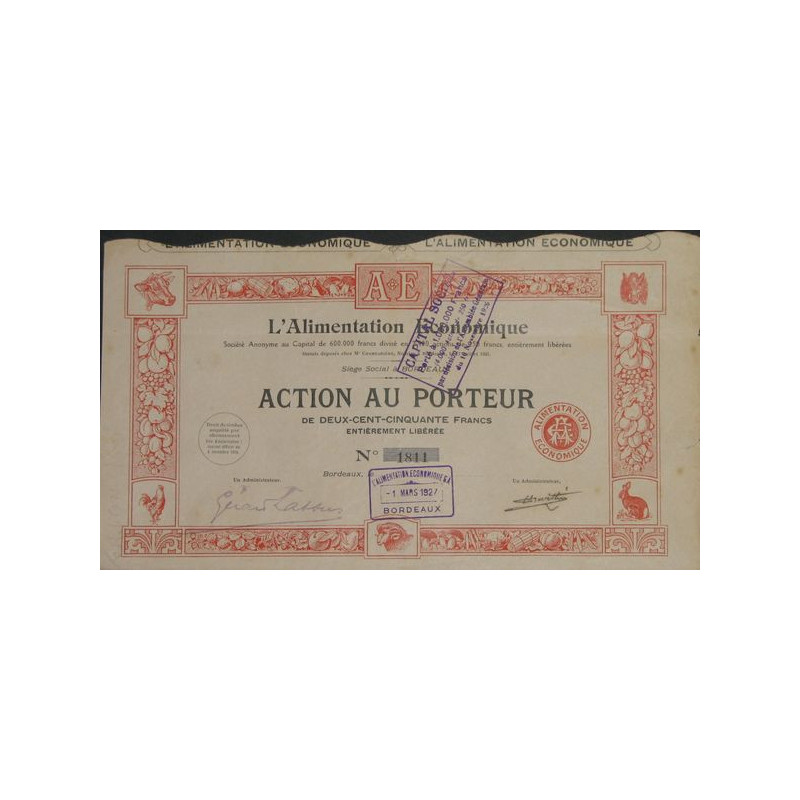 L'Alimentation Economique