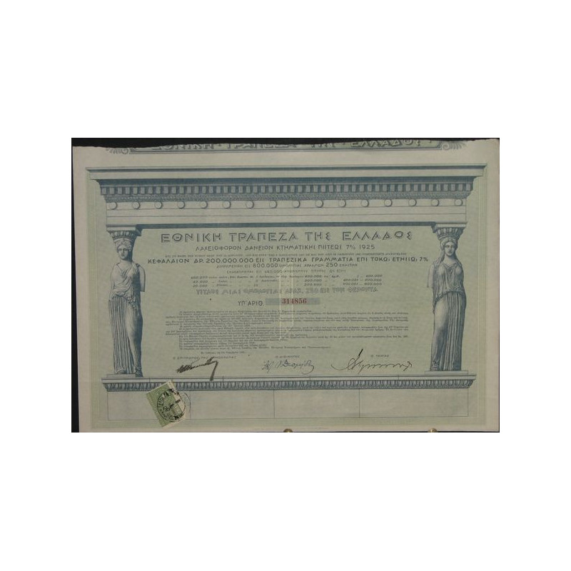 Banque Nationale de Grèce – Emprunt à Lots de Crédit Foncier