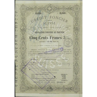 Crédit Foncier et Commercial Suisse (Obl 3 %)