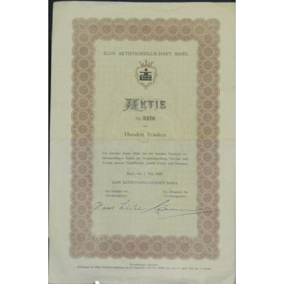 Ilon Aktiengesellschaft Basel