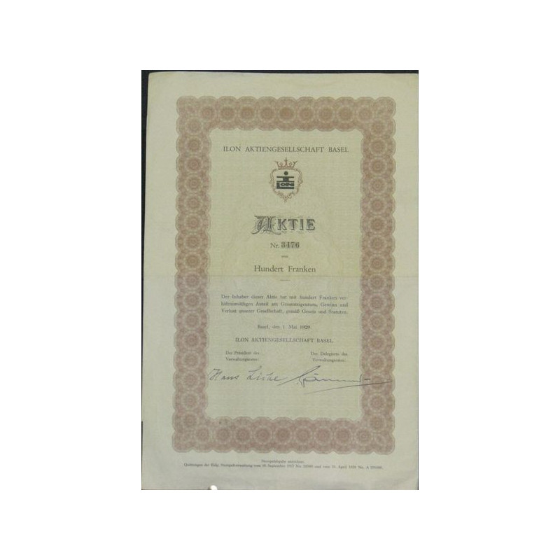 Ilon Aktiengesellschaft Basel