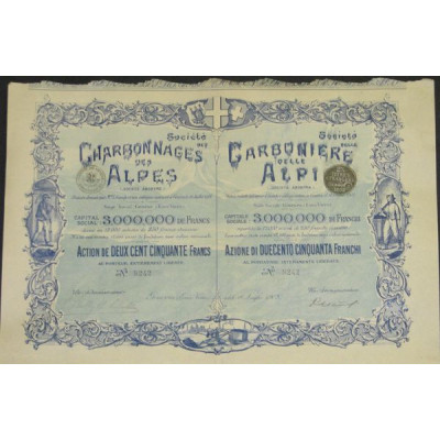 Sté Des Charbonnages des Alpes (Act)