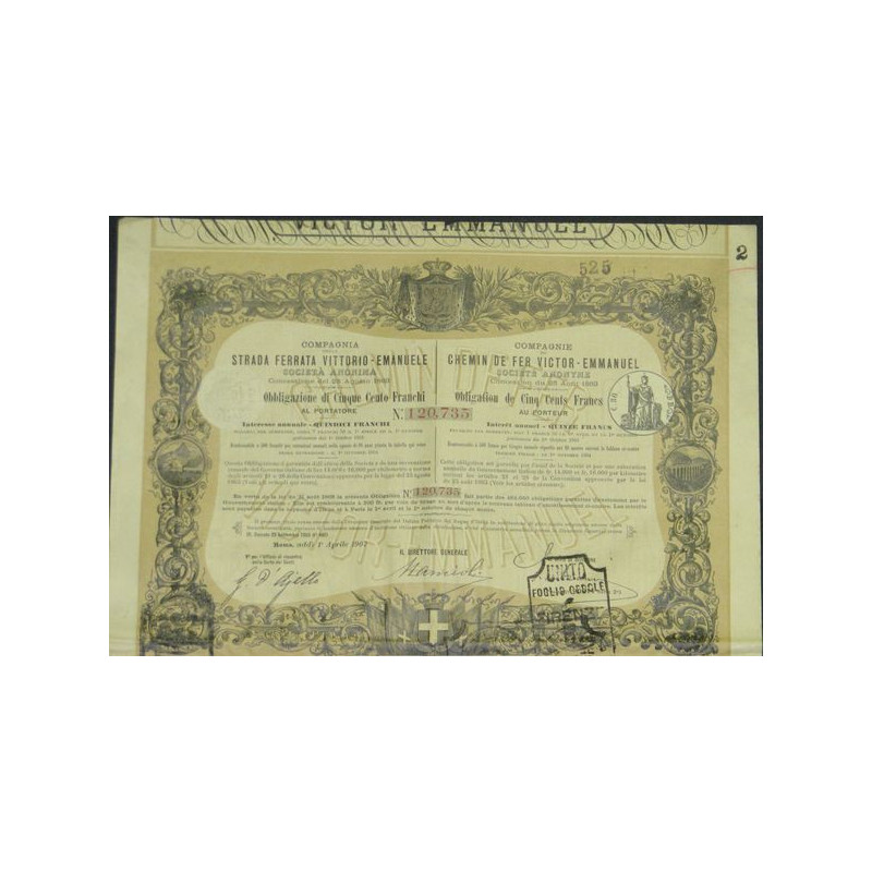 Cie du Chemin de Fer Victor-Emmanuel