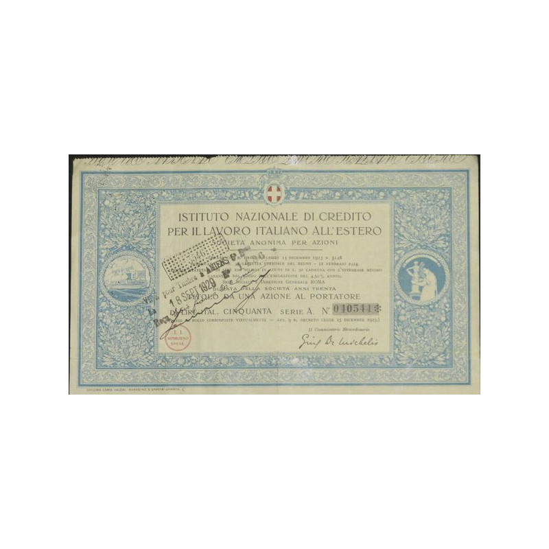 Istituto Nazionale di Credito per il Lavoro Italiano All'Estero