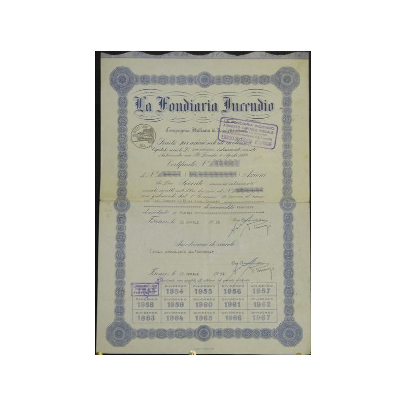 La Fondiaria Incendio