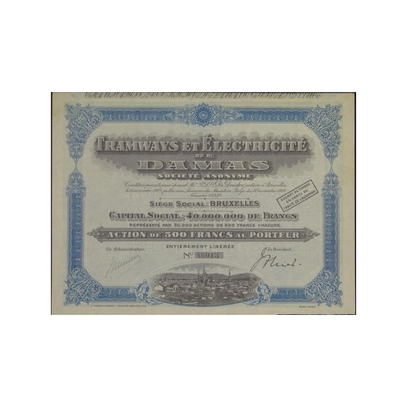 Tramways et Electricité de Damas
