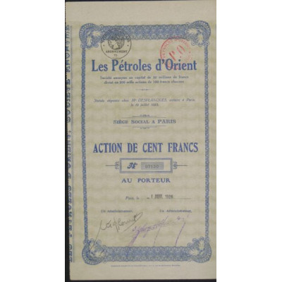 Les Pétroles d'Orient