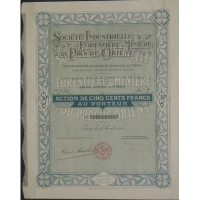 Sté Industrielle Forestière & Minière du Proche Orient