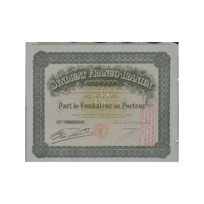 Syndicat Franco-Iranien (PF)