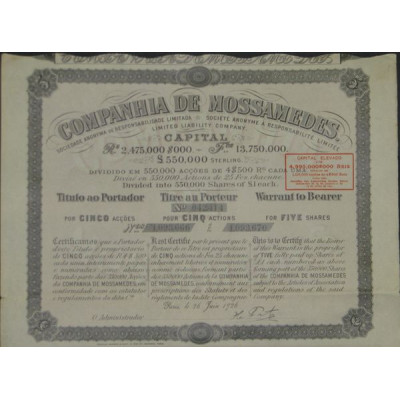 Companhia de Mossamedes (5 Act grise)