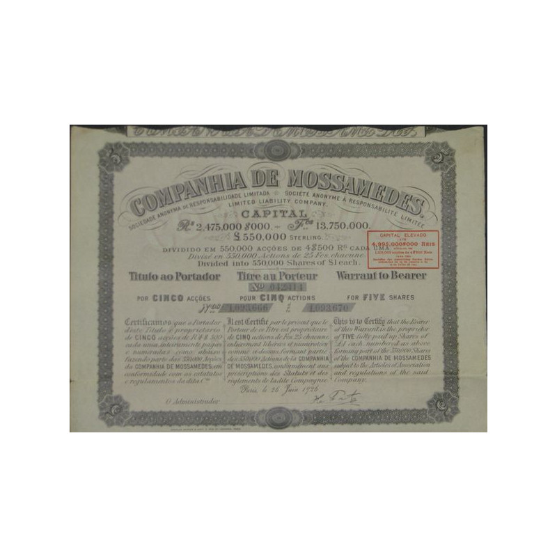 Companhia de Mossamedes (5 Act grise)