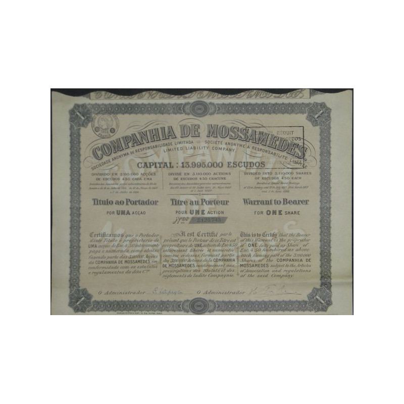 Companhia de Mossamedes (1 Act)