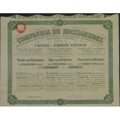 Companhia de Mossamedes (25 Act verte)