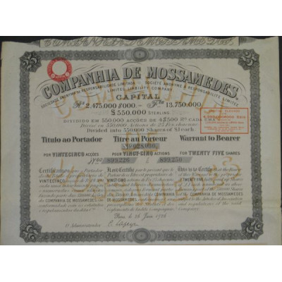 Companhia de Mossamedes (25 Act grise)