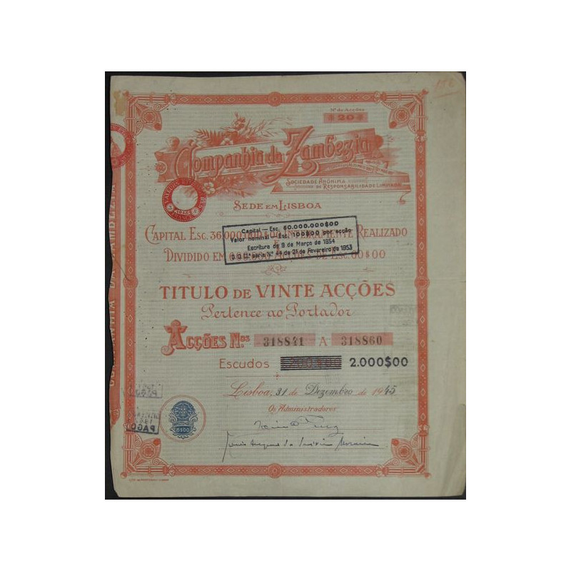 Cia da Zambezia (20 Act)