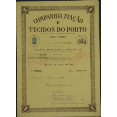 Cia Fiaçao e Tecidos do Porto