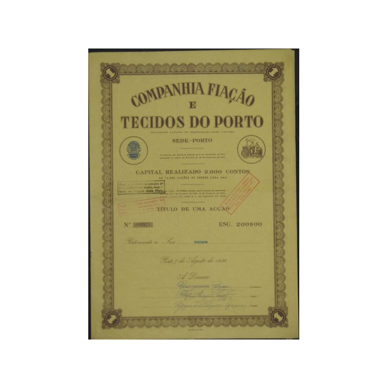 Cia Fiaçao e Tecidos do Porto