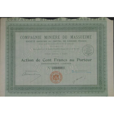 Cie Minière du Massueime