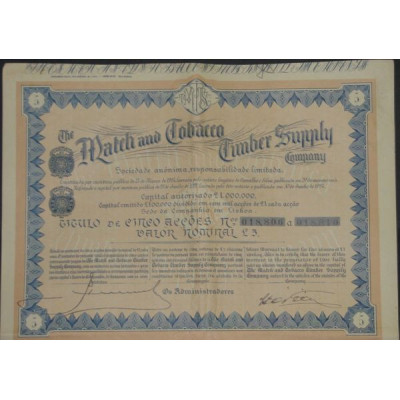 The Match and Tobacco Timber Supply Cy (5 Act)