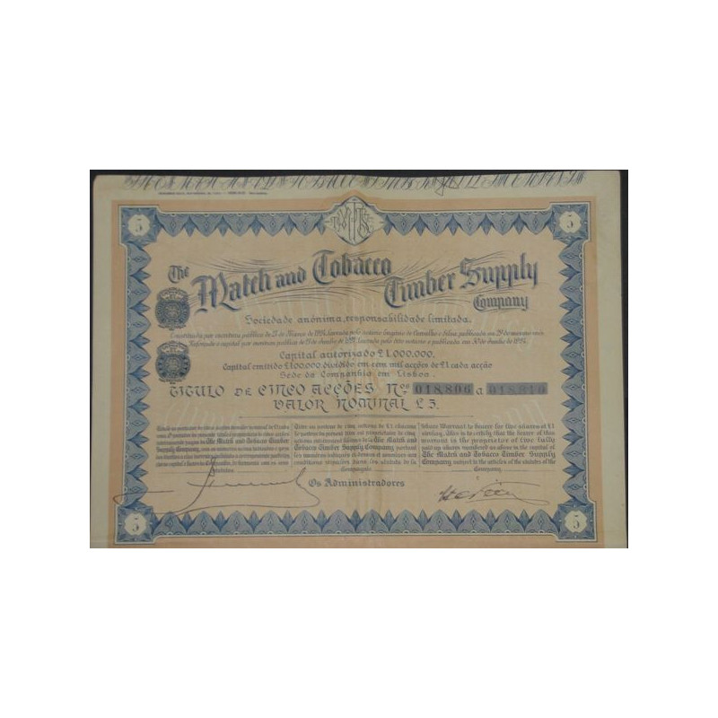 The Match and Tobacco Timber Supply Cy (5 Act)