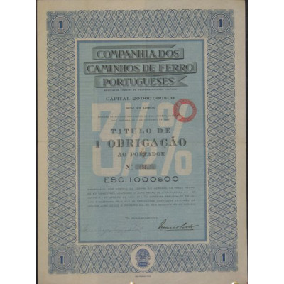 Cia dos Caminhos de Ferro Portugueses (Obl)