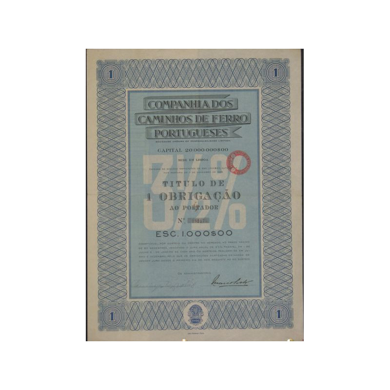 Cia dos Caminhos de Ferro Portugueses (Obl)