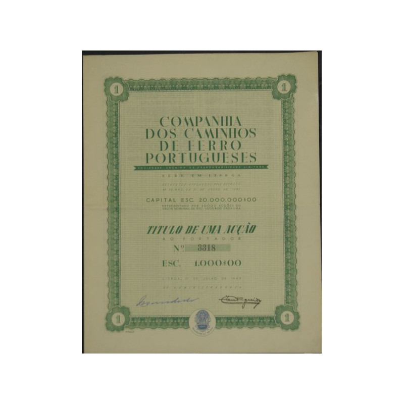 Cia dos Caminhos de Ferro Portugueses (Act)
